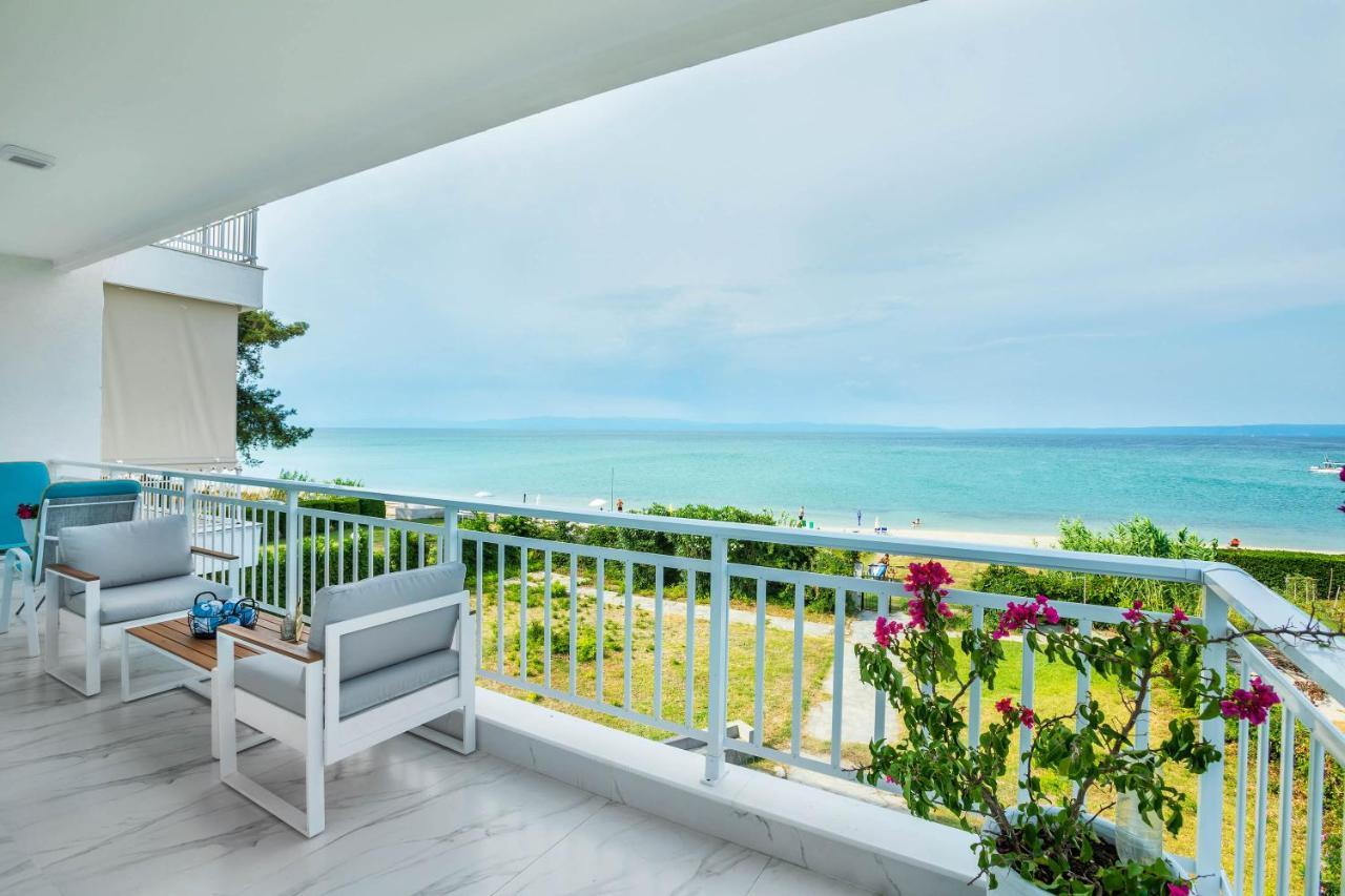 Beach Front Casa Elena Hanioti Exterior foto