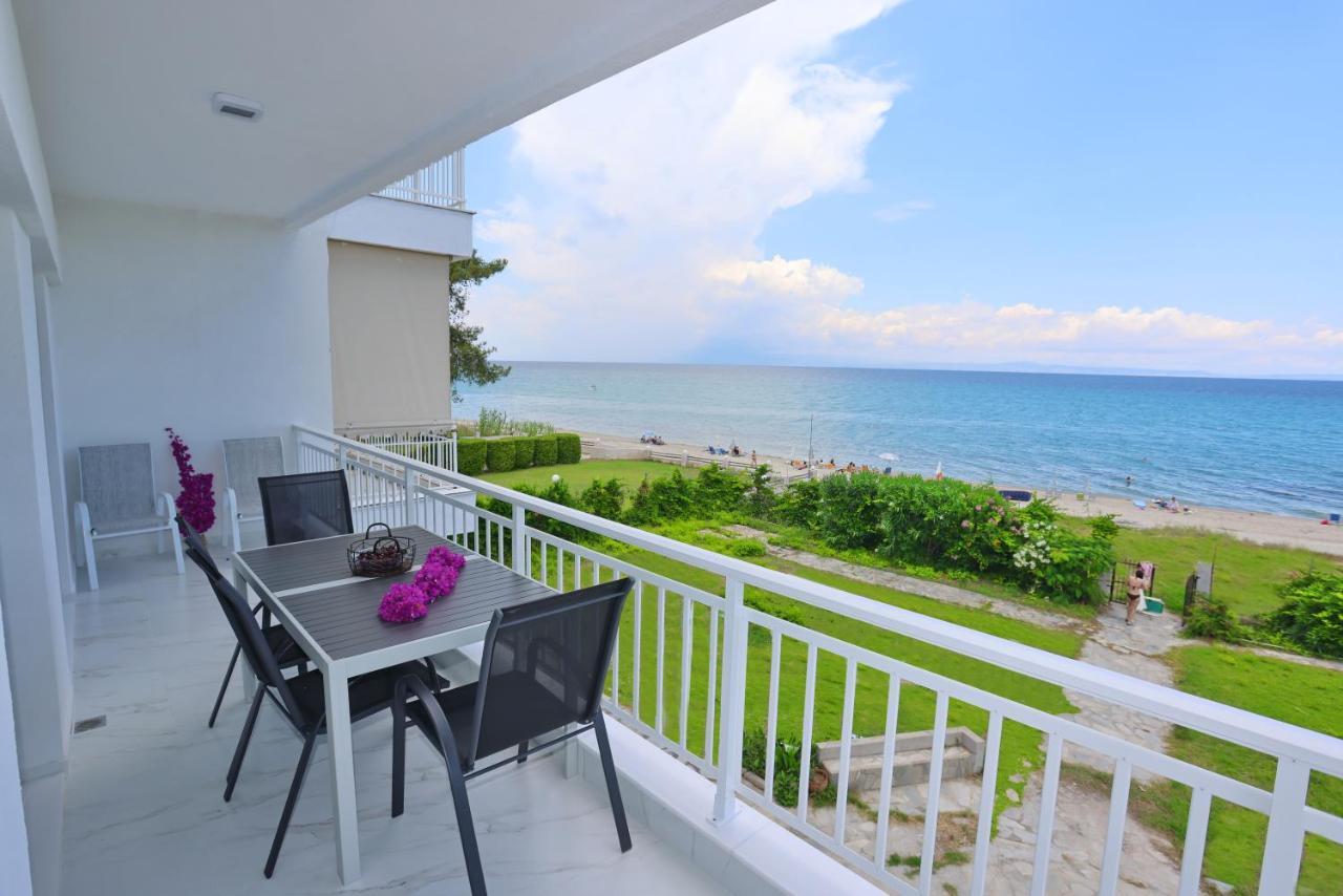 Beach Front Casa Elena Hanioti Exterior foto